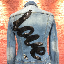 Load image into Gallery viewer, Sequin Love Patch Iron  or Sew on Letters
