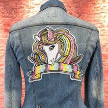 Load image into Gallery viewer, Embroidered Unicorn Applique Patch
