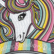 Load image into Gallery viewer, Embroidered Unicorn Applique Patch
