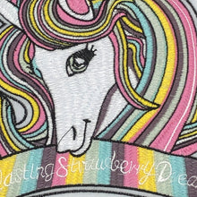 Load image into Gallery viewer, Embroidered Unicorn Applique Patch

