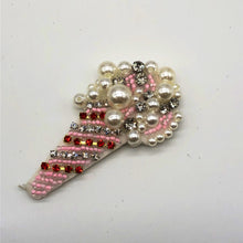 Load image into Gallery viewer, Beaded Ice Cream Applique Patch
