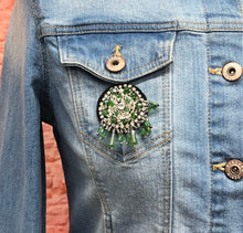 Load image into Gallery viewer, Crystal Beaded Dreamcatcher Applique Patch
