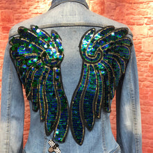 Load image into Gallery viewer, 1 Pair Embellishment Sequin  Applique Wings
