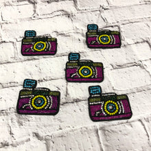 Load image into Gallery viewer, Camara Rhinestone Embroidered  Patch
