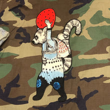 Load image into Gallery viewer, Racoon  Carrying Strawberry Applique Patch
