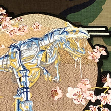 Load image into Gallery viewer, Large  Dinosaur  Embroidered Applique Patch
