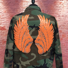 Load image into Gallery viewer, Fluorescent  Sequin Angel Wings Applique Patch
