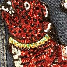 Load image into Gallery viewer, Large Colourful Sequin Chinese Tiger Applique Patch
