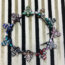 Load image into Gallery viewer, Women&#39;s  Fluffy Slippers With Sparkly Embellished 2 little Bees

