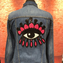 Load image into Gallery viewer, Evil Eye  With lashes Applique Patch
