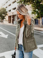 Load image into Gallery viewer, Women&#39;s military Jacket
