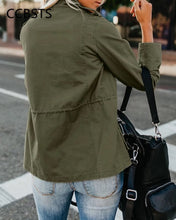 Load image into Gallery viewer, Women&#39;s military Jacket
