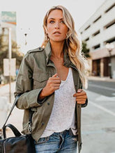 Load image into Gallery viewer, Women&#39;s military Jacket
