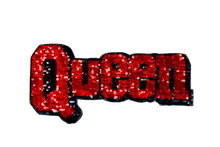 Load image into Gallery viewer, Red Queen Sequin Letters Applique Patch
