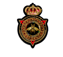 Load image into Gallery viewer, 2 Handmade Gold Medal Applique Patch
