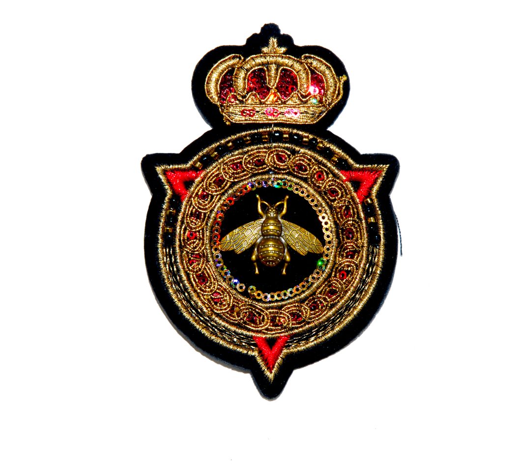 2 Handmade Gold Medal Applique Patch
