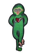 Load image into Gallery viewer, Green Monkey  applique Patch

