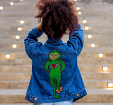 Load image into Gallery viewer, Green Monkey  applique Patch

