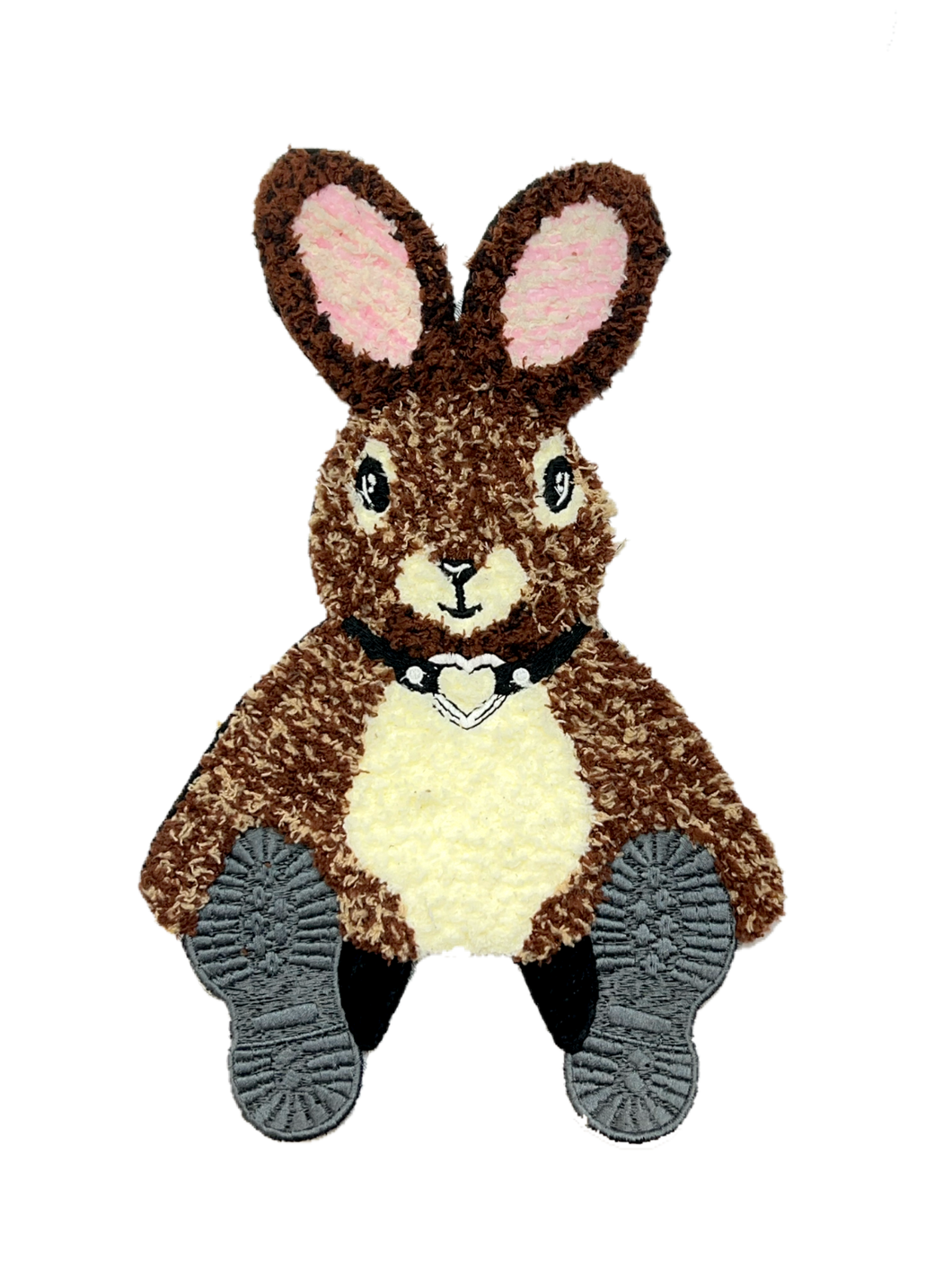 Bunny Rabbit  in Boots Applique Patch