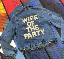 Load image into Gallery viewer, Rhinestone letters Wedding Personalise Jacket Bride Wifey *LETTERS ONLY*
