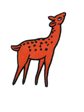 Load image into Gallery viewer, Embroidered Reindeer  Applique Patch

