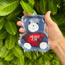 Load image into Gallery viewer, Teddy Bear Denim Jean Applique Patch
