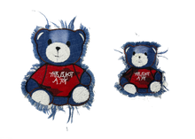 Load image into Gallery viewer, Teddy Bear Denim Jean Applique Patch

