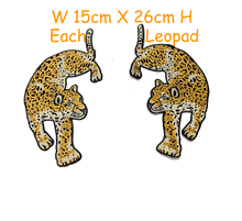 Load image into Gallery viewer, Tiger Leopard Applique Patches  2 Pieces
