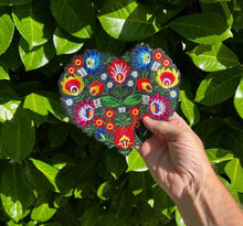 Load image into Gallery viewer, Flower Rose Heart  Applique Patch
