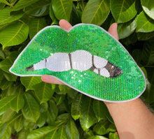 Load image into Gallery viewer, Sequin Lips Applique Patch
