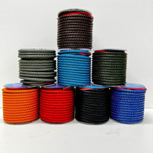 Load image into Gallery viewer, Braided Real Cowhide Leather Cord 6mm Jewellery Making
