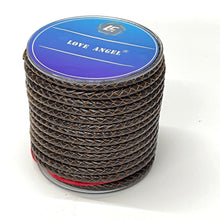 Load image into Gallery viewer, Braided Real Cowhide Leather Cord 6mm Jewellery Making
