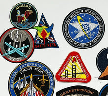 Load image into Gallery viewer, 19 Piece Embroidered Space Applique Patches
