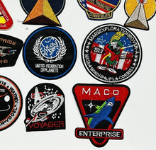 Load image into Gallery viewer, 19 Piece Embroidered Space Applique Patches
