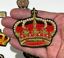 Load image into Gallery viewer, Military Army Style  Badges  and Crown Applique Patches
