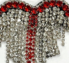 Load image into Gallery viewer, Love Heart Crystal  Applique Patch
