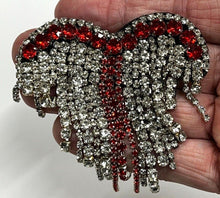 Load image into Gallery viewer, Love Heart Crystal  Applique Patch
