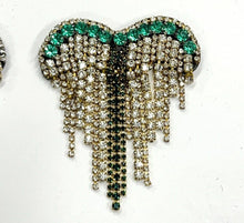 Load image into Gallery viewer, Love Heart Crystal  Applique Patch
