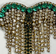 Load image into Gallery viewer, Love Heart Crystal  Applique Patch
