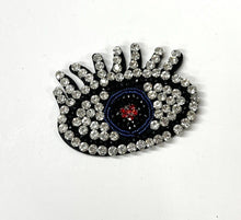 Load image into Gallery viewer, Evil Eye  Crystal Embellished   Appliqué Patch
