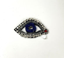 Load image into Gallery viewer, Large Evil Eye Crystal Embellished Appliqué Patch
