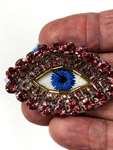 Load image into Gallery viewer, Evil Eye  Crystal Embellished Appliqué Patch
