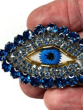Load image into Gallery viewer, Evil Eye  Crystal Embellished Appliqué Patch
