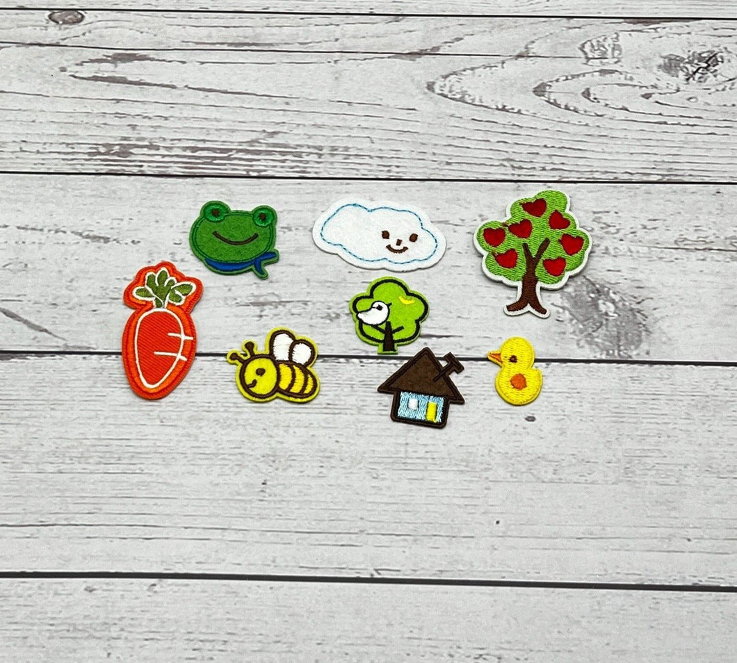 8 Pieces Children's  Applique Patches