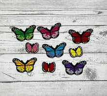 Load image into Gallery viewer, 9 Pieces Butterfly  Applique Patches
