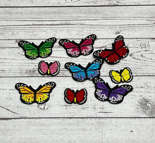 Load image into Gallery viewer, 9 Pieces Butterfly  Applique Patches
