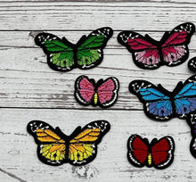 Load image into Gallery viewer, 9 Pieces Butterfly  Applique Patches
