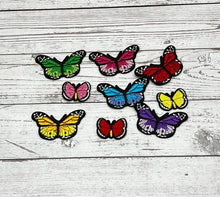 Load image into Gallery viewer, 9 Pieces Butterfly  Applique Patches

