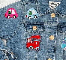 Load image into Gallery viewer, 6 Pieces Children&#39;s Car and Train Applique Patches
