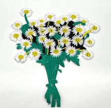 Load image into Gallery viewer, Beautiful Large Daisy Flower  Iron or sew on
